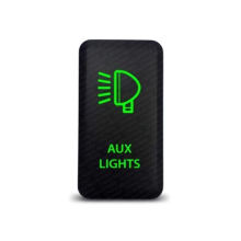 CH4X4 Toyota Push Switch Auxiliary Lights Symbol - Green LED